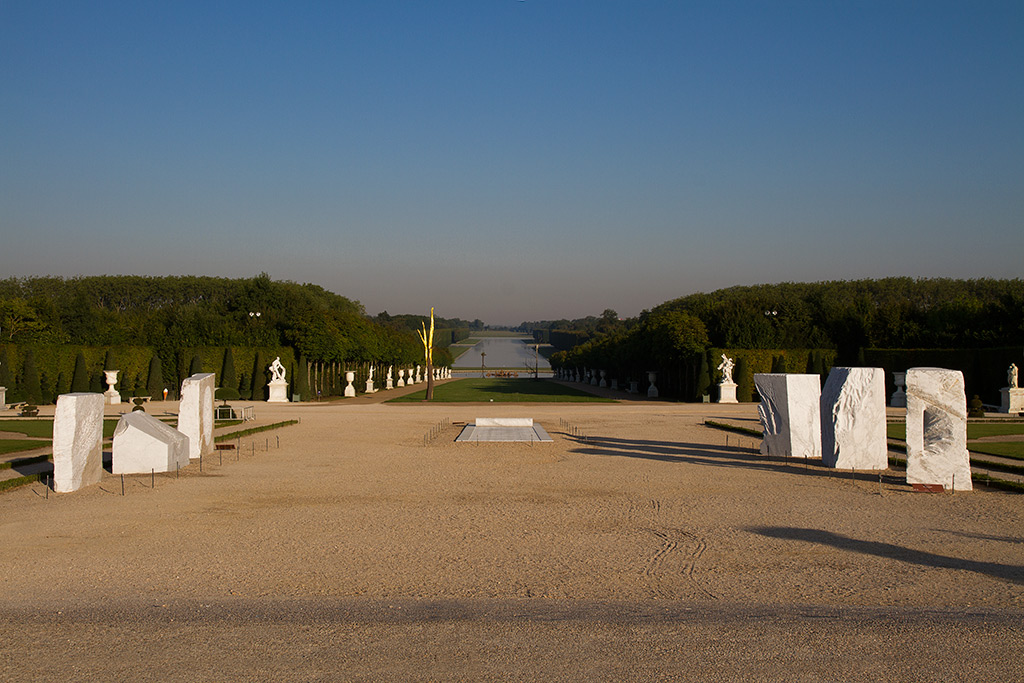 Exposition de l'Artiste Giuseppe Penone dans le Parc du Château de Versailles.