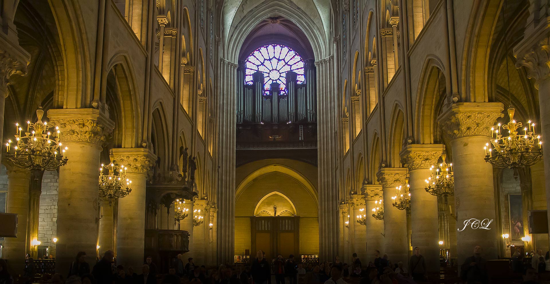 L'Orgue de la Cathédrale Notre-Dame de Paris.