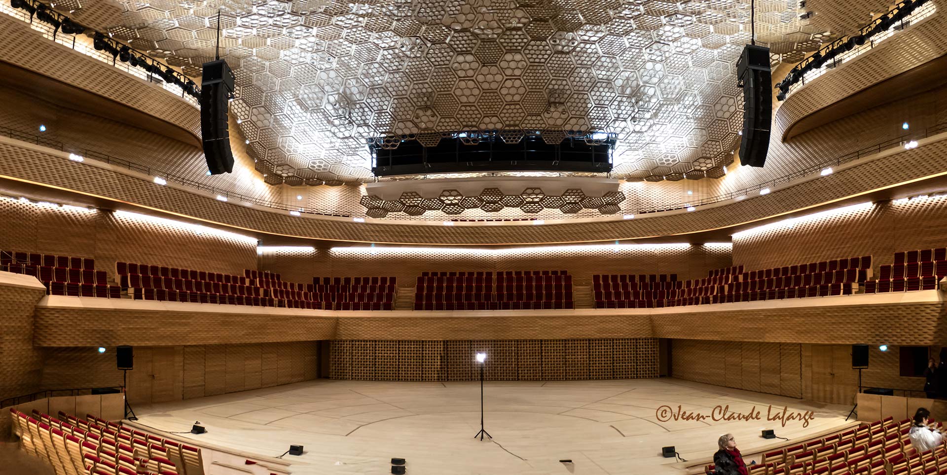 L'Auditorium de la Seine Musicale sur l'Île Seguin à Boulogne Billancourt.